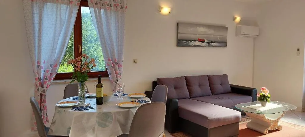 Green House Villa With Pool Banjole Apartment